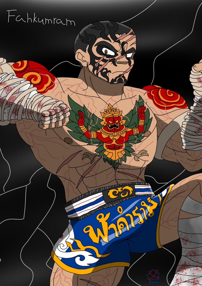 Here's my Fahkumram fanart i did in 2022, still proud of this pic.
#TEKKENArt #TEKKEN8