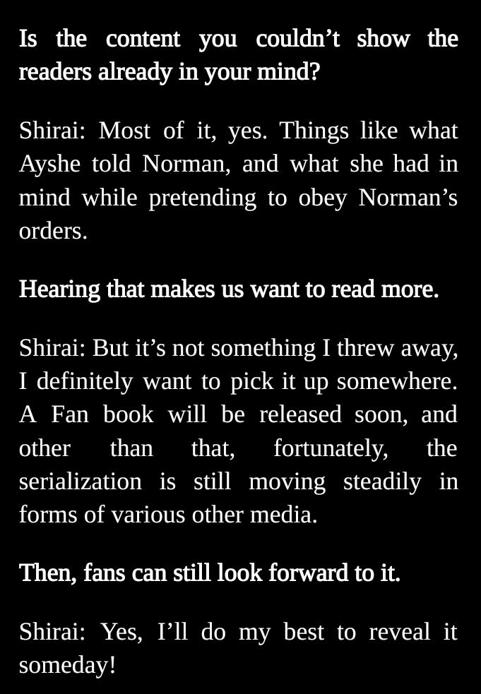 The Promised Neverland tweet media