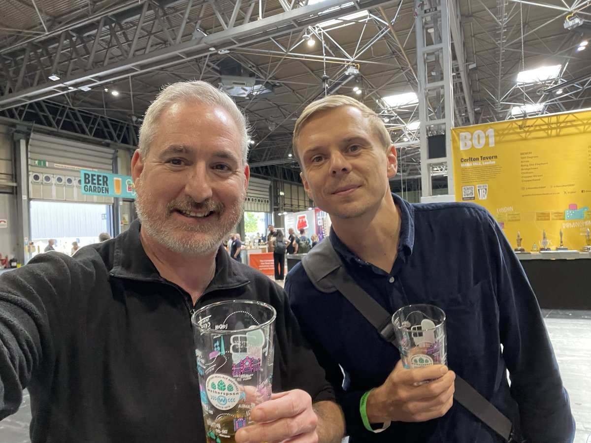 Greg Mulholland, The Pub Champion (@thepubchampion) on Twitter photo Always good to talk #pubs with pro-pub academic <a href="/ThurnellReadSoc/">Thomas Thurnell-Read</a>! Good to enjoy at chat at <a href="/gbbf/">The Great British Beer Festival</a>!
Pro-pub academics are so important in providing research to assist with genuinely pro-pub policies. ๐
#GBBF #pubs #beer Always good to talk #pubs with pro-pub academic <a href="/ThurnellReadSoc/">Thomas Thurnell-Read</a>! Good to enjoy at chat at <a href="/gbbf/">The Great British Beer Festival</a>!
Pro-pub academics are so important in providing research to assist with genuinely pro-pub policies. ๐
#GBBF #pubs #beer