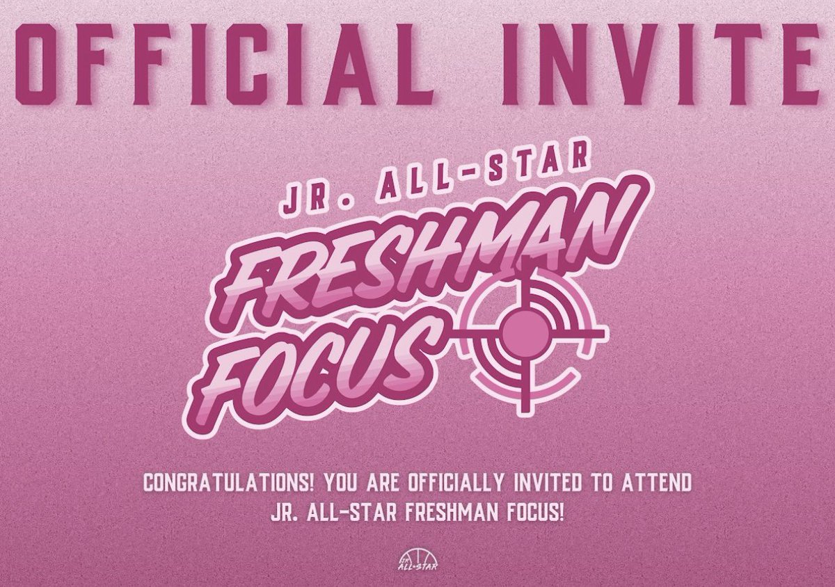 Thank you for the invite <a href="/JrAllStarBB/">Jr. All-Star Girls Basketball</a> !