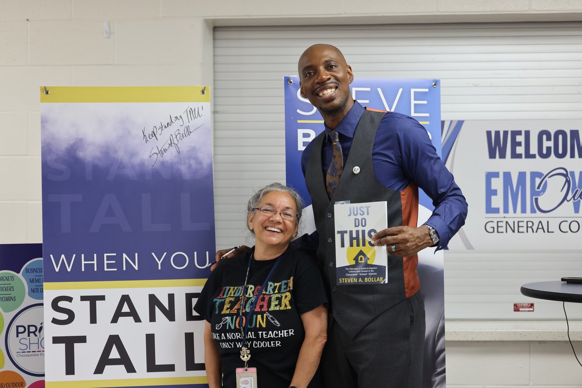 cpschoolsva's tweet photo. 🚀 We launched Empower 2030 today at Grassfield High School during Day 1 of our annual 2025 Empower Conference! Big thanks to keynote speaker @StandTallSteve for the inspiration: "When you stand tall, you don’t think small."
#EmpowerCPS #CPSCelebrates https://t.co/4VsML6bm6L