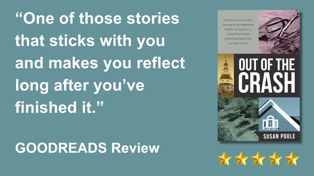 “One of those stories that sticks with you and makes you reflect long after you’ve finished it.”

GOODREADS Review  amazon.com/Out-Crash-Susa… <a href="/SHPooleWrites/">SHPoole</a>