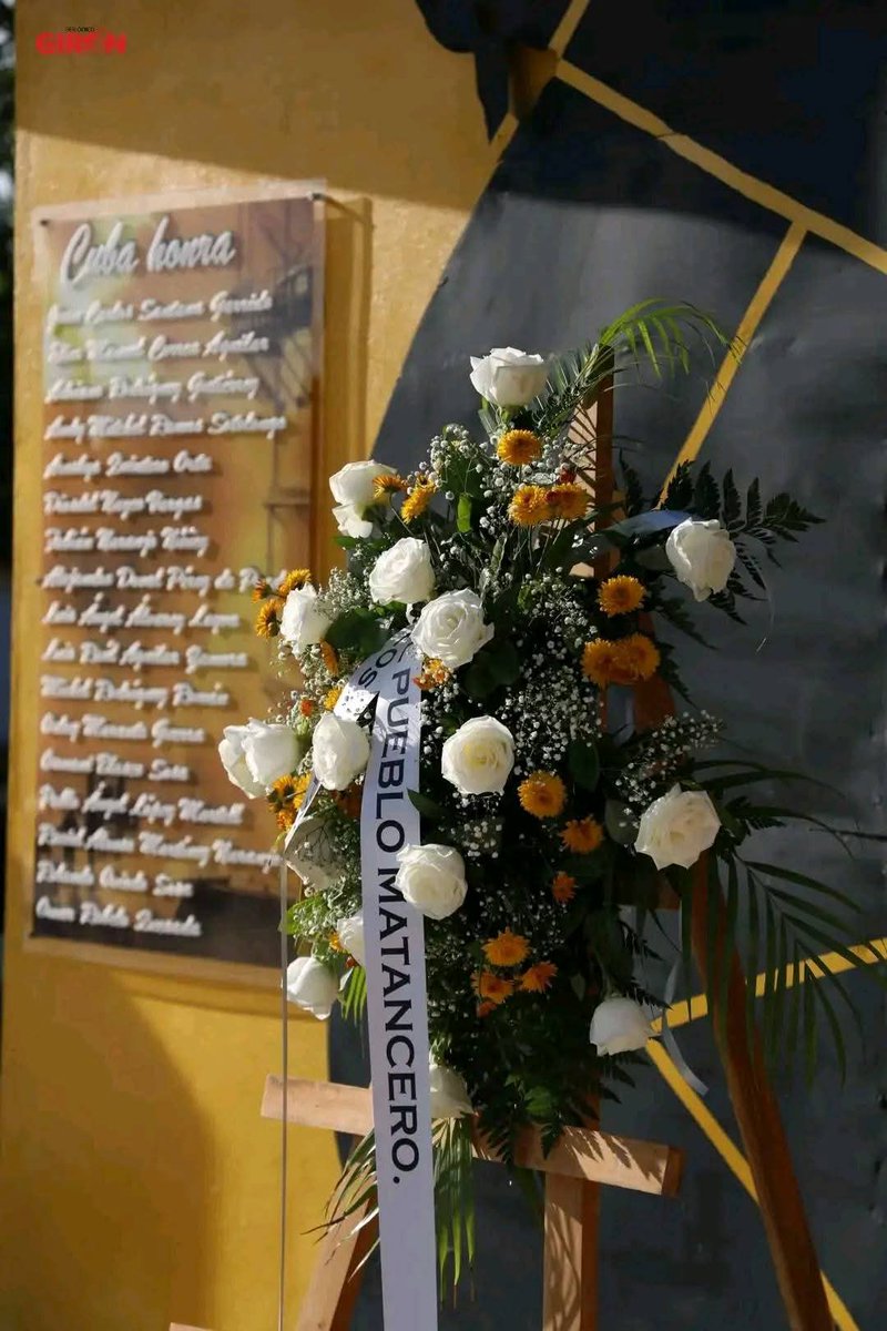 A tres años del incendio en la base de supertanqueros de #Matanzas, hoy prevalece el respeto y el honor en la joven plaza que rinde tributo al valor de los caídos. Recordamos sus rostros jóvenes, su entrega en el cumplimiento del deber y la unidad de un pueblo. #CubaHonra