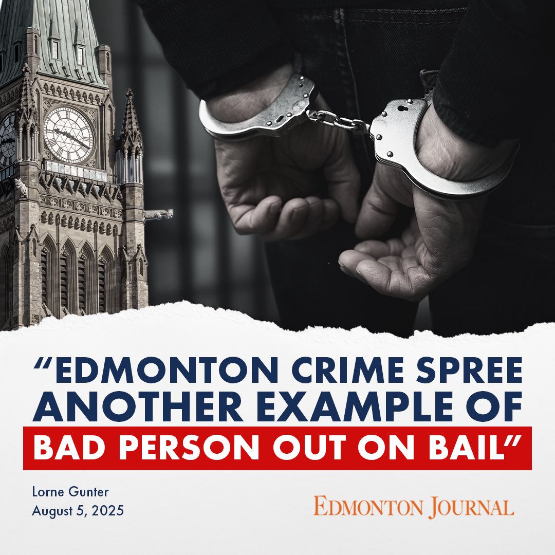 Police officers are committed to catching violent offenders, but a flawed bail system repeatedly puts these criminals back on our streets.  

This isn’t justice; it’s a betrayal of victims, their families, and every law-abiding Albertan.  

Bail laws are determined by the federal