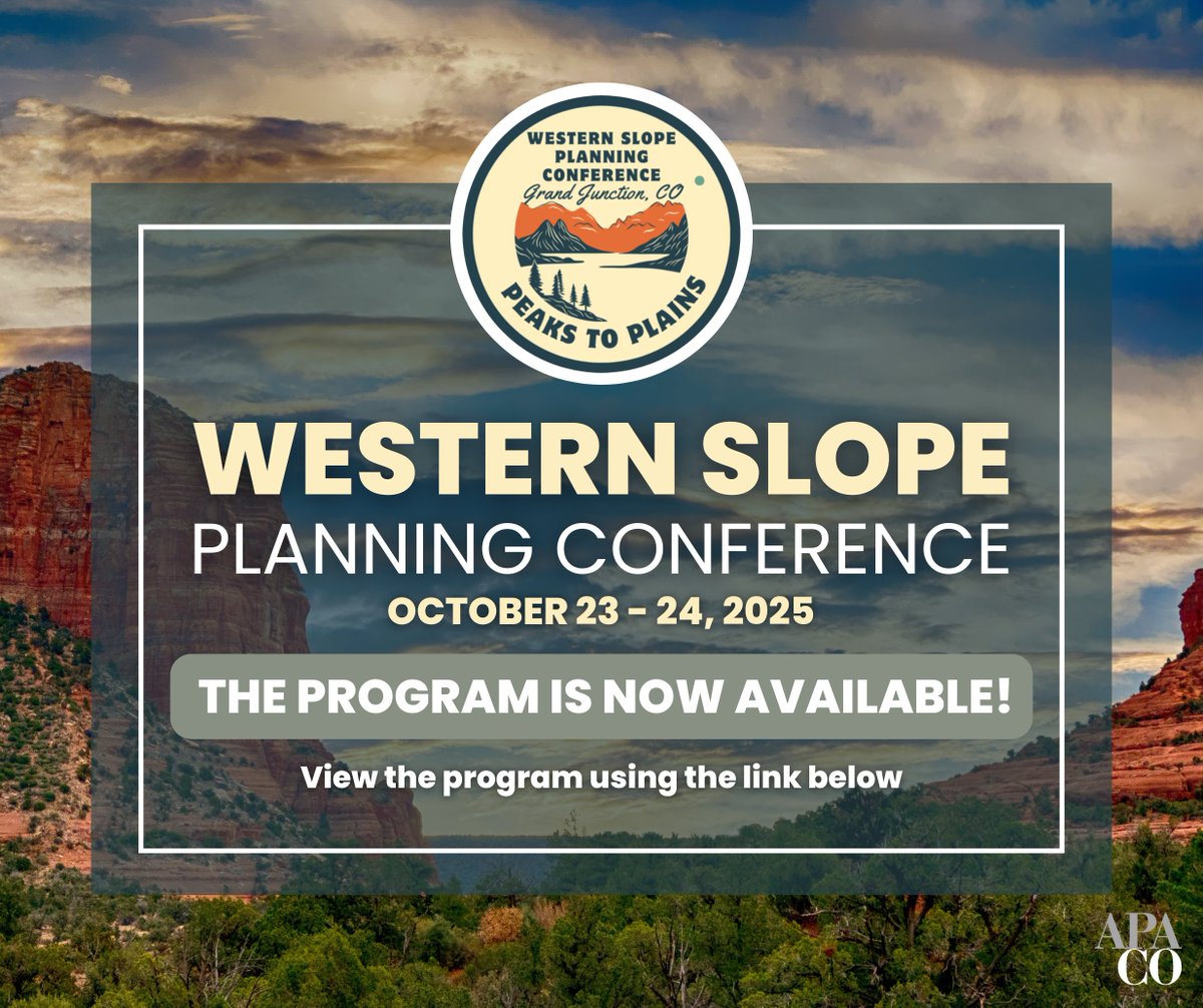 The program is now available for our fall conference! 

whova.com/embedded/event…

See you in Grand Junction!!