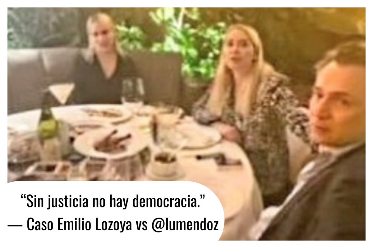 Va Por Todos Mx (@vaportodosmx) on Twitter photo ¿Se atreverá la Corte a hacer lo correcto?
Este 13 de agosto podría quedar firme la condena contra Emilio Lozoya por el daño moral a <a href="/lumendoz/">Lourdes mendoza</a>.
Que la ministra Yasmín Esquivel y la Segunda Sala no se conviertan en cómplices de la impunidad.
¡Sin justicia no hay democracia! 🧵 ¿Se atreverá la Corte a hacer lo correcto?
Este 13 de agosto podría quedar firme la condena contra Emilio Lozoya por el daño moral a <a href="/lumendoz/">Lourdes mendoza</a>.
Que la ministra Yasmín Esquivel y la Segunda Sala no se conviertan en cómplices de la impunidad.
¡Sin justicia no hay democracia! 🧵
