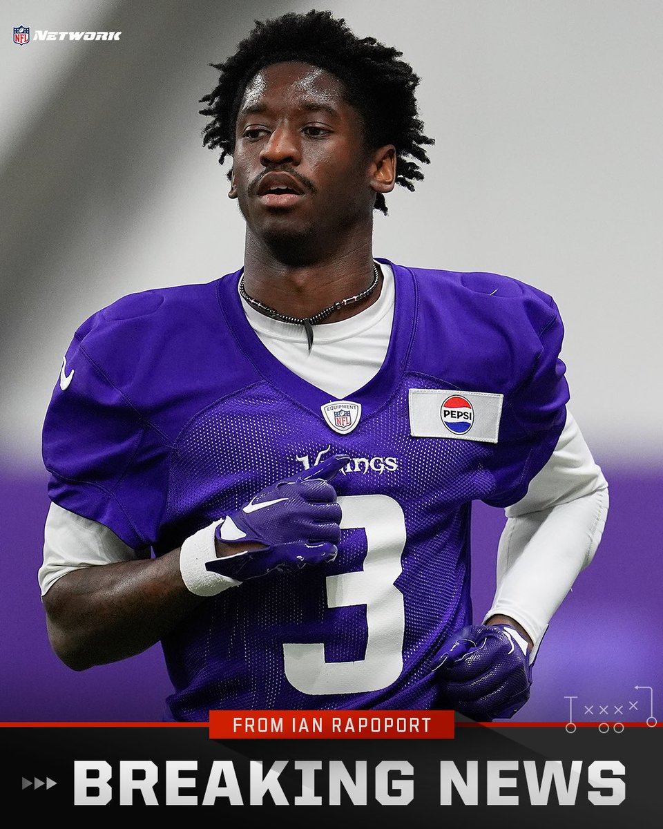 #Vikings WR Jordan Addison has been suspended without pay for the first 3 games of the 2025 season for violating the NFL’s Substances of Abuse Policy.
 
Addison recently resolved a 2024 DUI citation by pleading no contest to a lesser charge. He can participate in preseason.
