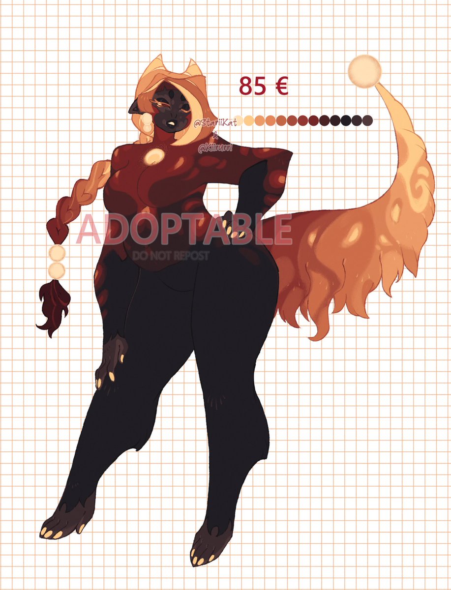 kiirurri's tweet image. A collab #adopt with the sweet @StariiKat !
We wanna treat ourselves with something nice as a reward for all the work we&apos;ve been doing!

Lines by them, color by me!

❗️DM IF INTERESTED❗️

8⃣5⃣💶 PPAL only!

#lmkoc #lmk #adoptable #furryadopt #oc