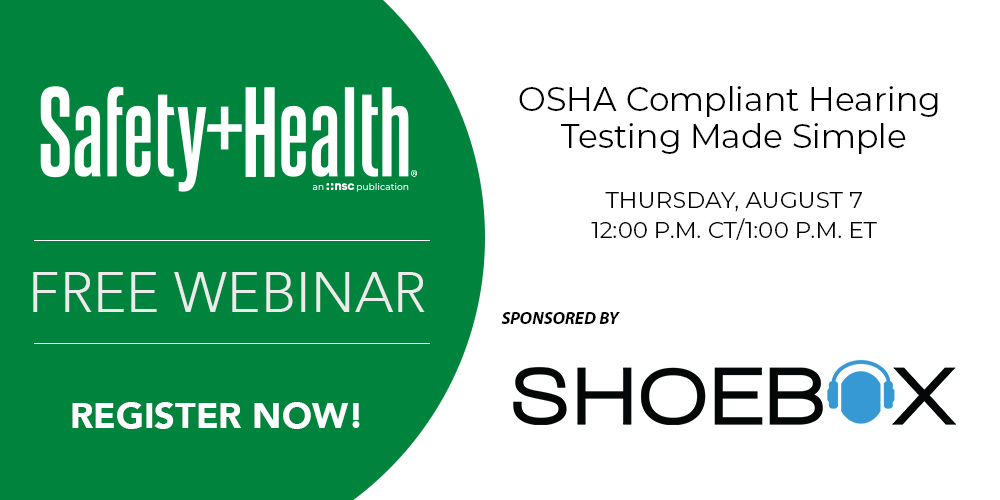 Join us and SHOEBOX on Aug. 7 to learn how you can help streamline your hearing conservation program, improve compliance and enhance the employee experience by using iPad-based hearing testing in any quiet room of your facility. nsc-org.zoom.us/webinar/regist…
