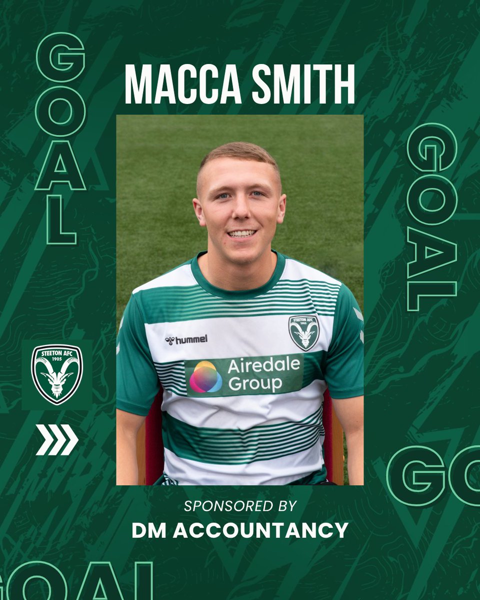 Steetonfc's tweet image. 79 min | GOOOALLL STEETON 

We pump the ball forward to the box, the visitors two centre halves get it all wrong and the ball finds itself into the path of @Maccasmith8 to fire home inside the far post!

2-0 #chevrons