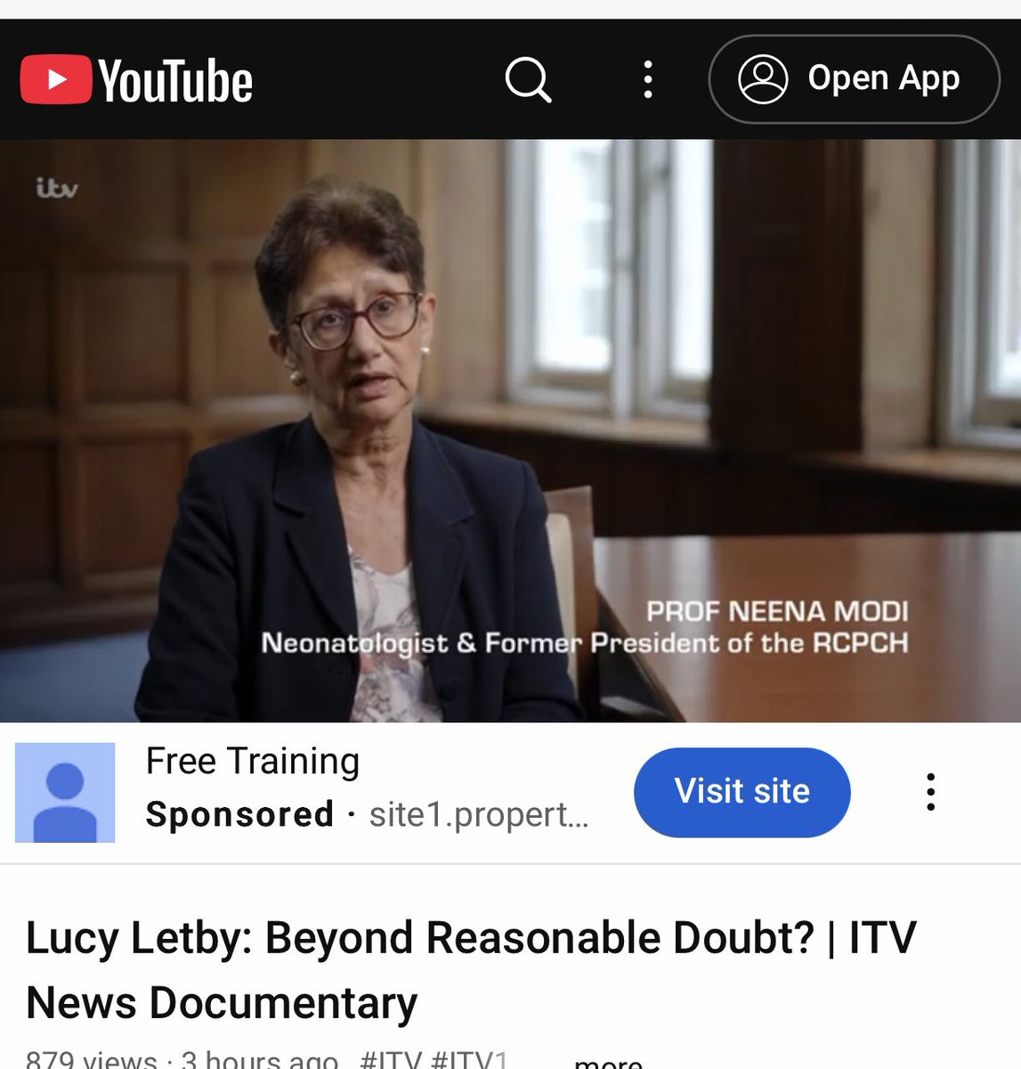 DSupt in Cheshire Police video: "you dont often hear of multiple baby deaths. they are extremely rare"

Prof Modi on ITV doc: "This was a unit that was being asked to care for babies that were too ill to be cared for there"

Prof Modi explains the #LucyLetby case in 1 sentence