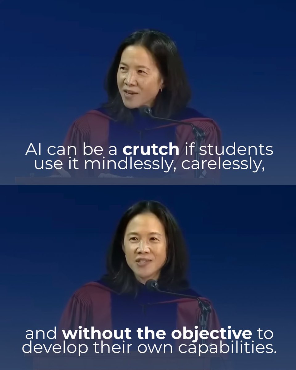 angeladuckw's tweet image. AI in the classroom is not inherently good or bad — it depends on how we use it.

Used mindlessly, AI becomes a crutch.
Used wisely, it becomes a coach.

#AIinEducation #FutureOfLearning #BehavioralScience #DigitalLiteracy #EdTech #MindfulTech