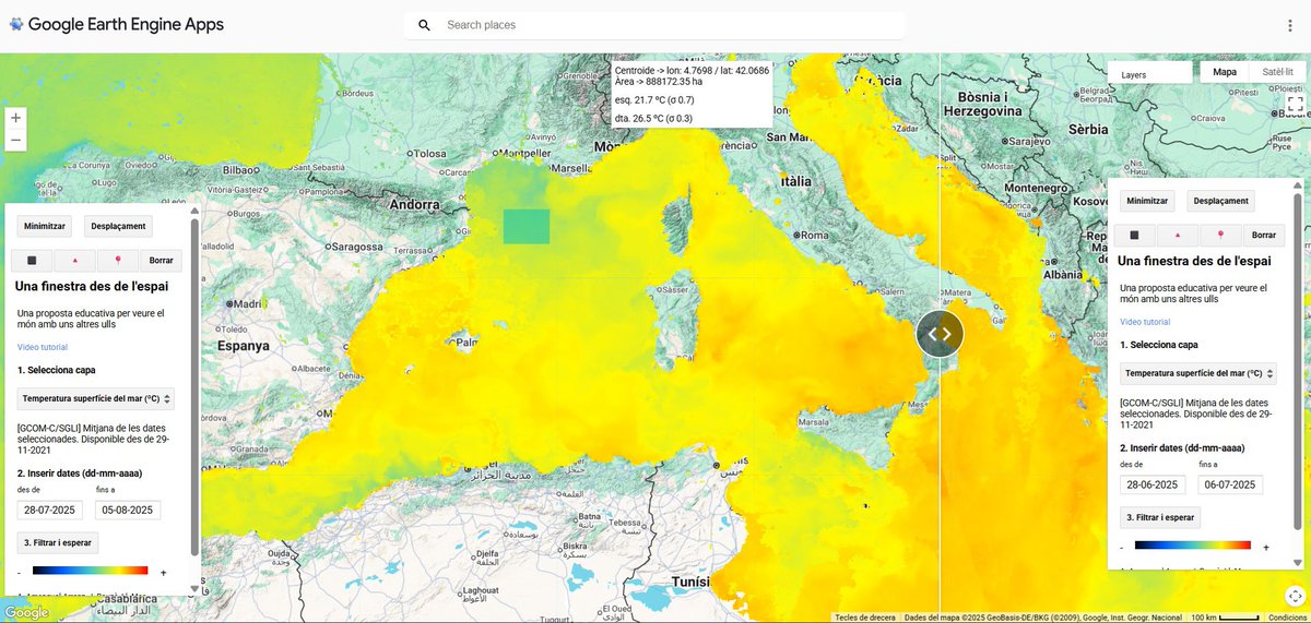 Una finestra des de l'espai tweet media