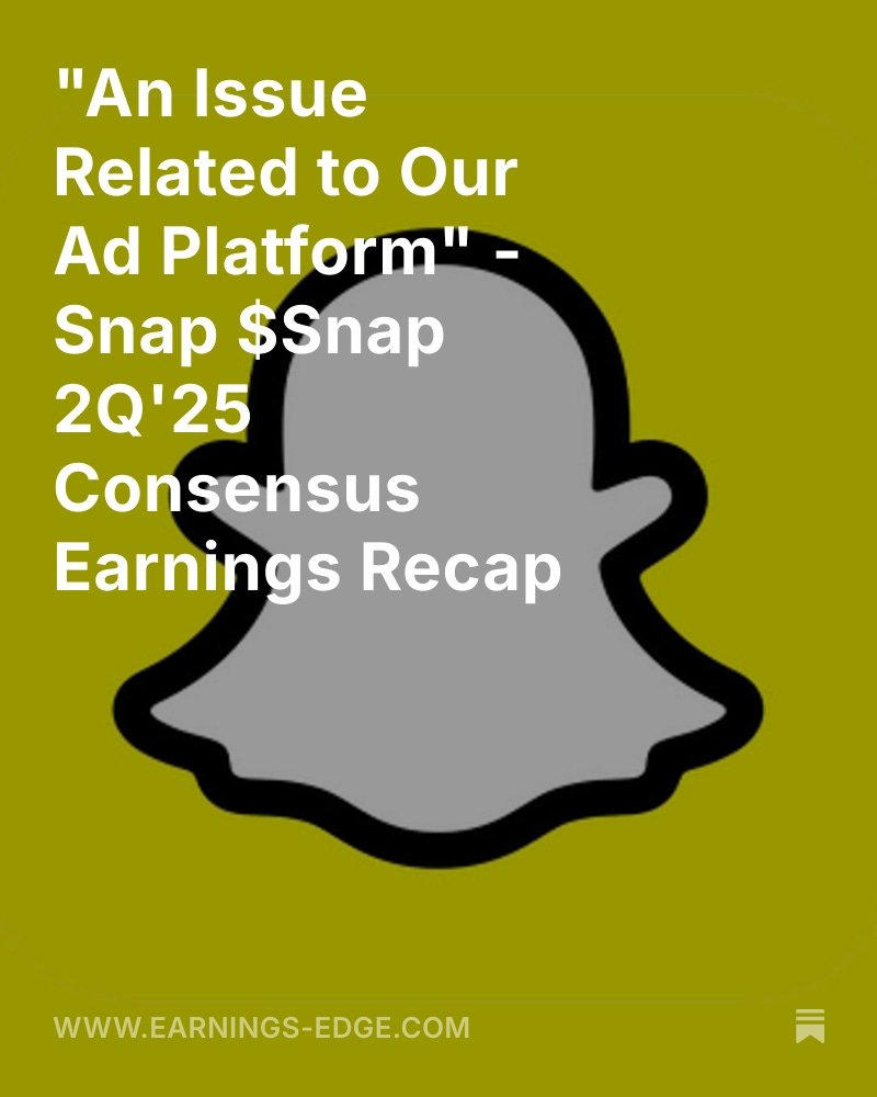 $SNAP blamed the timing of Ramadan... lol:

Our full recap: