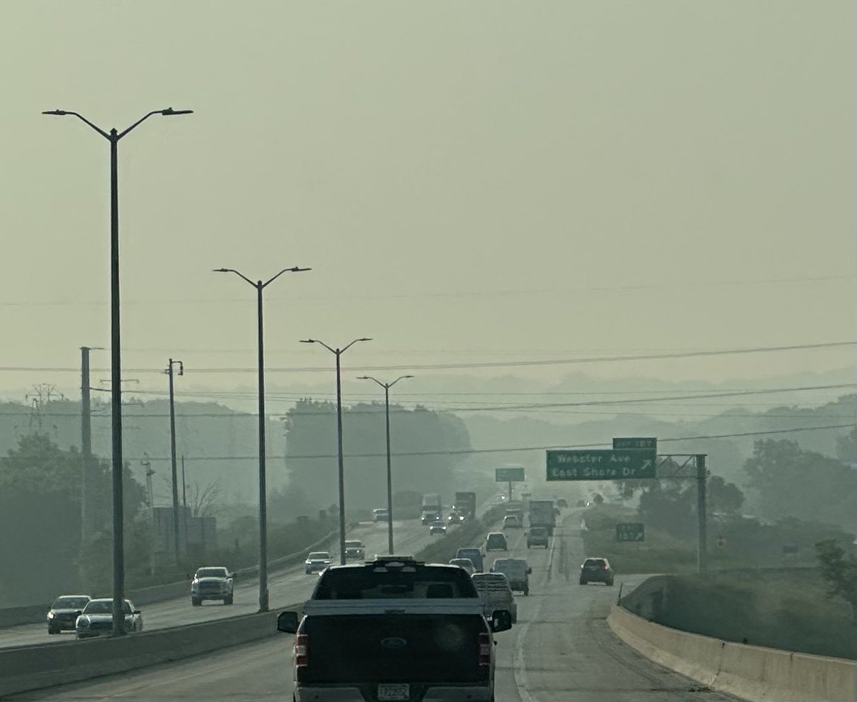 The wildfire smoke from Canada continues to linger in NE WI. Another day of having to stay inside and still we have headaches, burning eyes and struggle to breathe. Please pray for the winds to change direction so we can have clean air again soon.