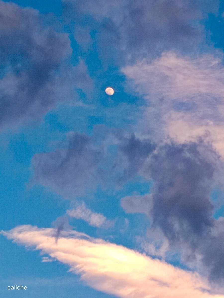 Carval2's tweet photo. #moon #sunset #sky 🇨🇴 #smartphoto 📱 Hacia el sureste. https://t.co/u5gT6iZoBE