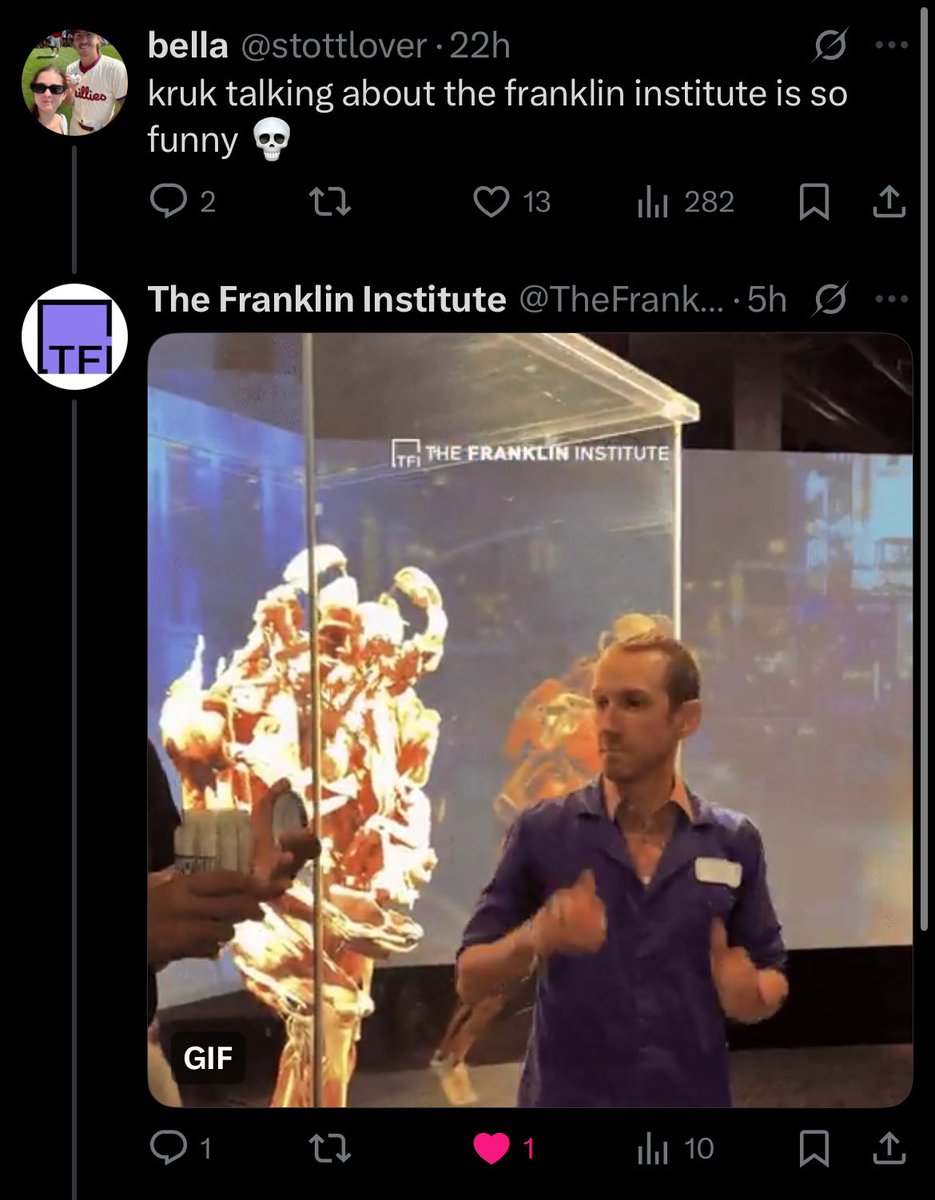 franklin institute noticed 1x