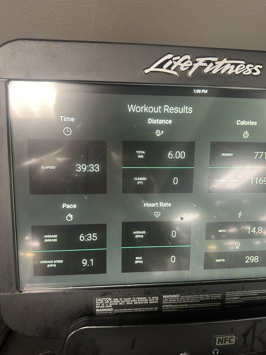 6 miles 6:35 pace. Gotta keep pushing 🦾