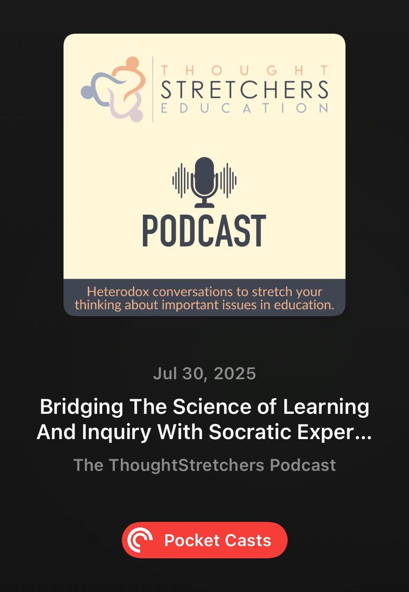 Bridging The Science of Learning And Inquiry With Socratic Experience pca.st/episode/2eea29…