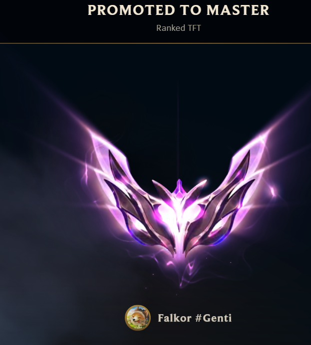 J'ai mes droits j'ai mes masters
ca aura été une longue épopée en Diamant...  allez maintenant faut retourner chercher le top !
