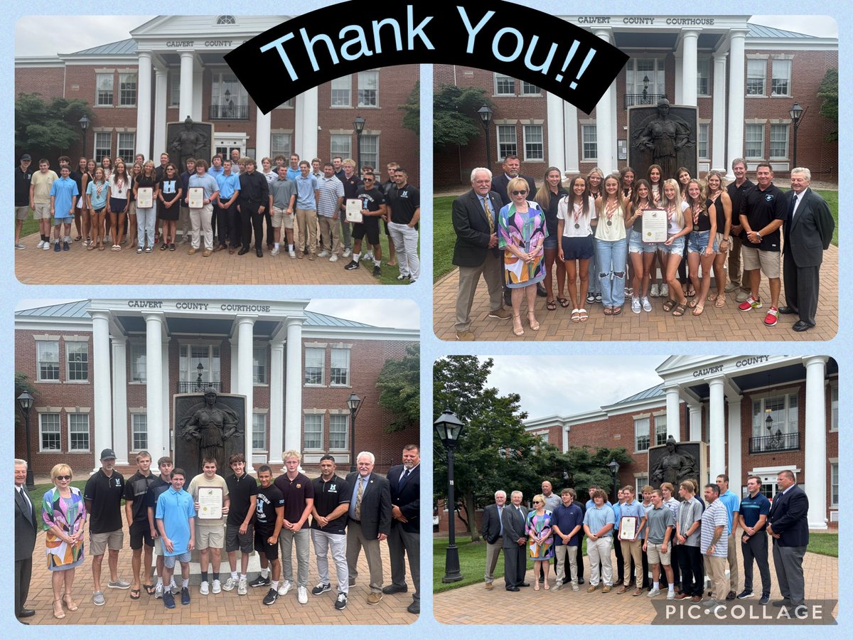 We would like to thank the County Commissioners and Mrs. Dye for recognizing our state championship teams today for their outstanding performances this season.  Thank you!! 🤼⚾️🥎
