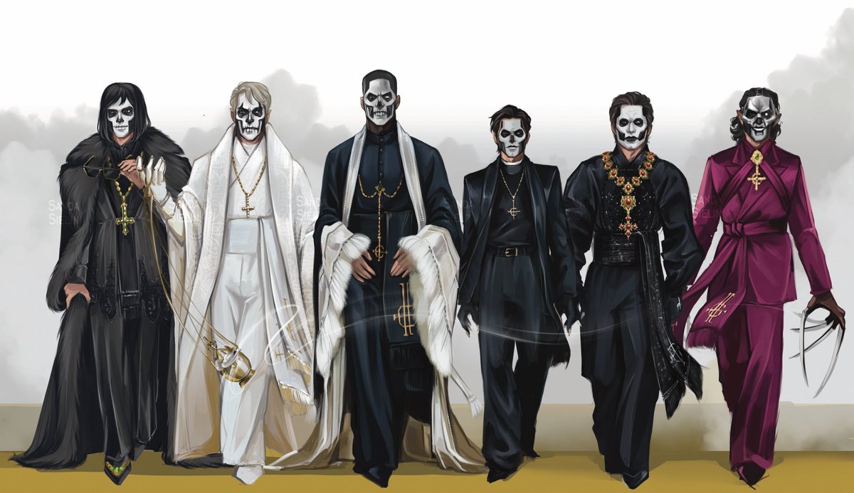 I drew them all
My mission is completed 

#thebandghost #ghosttwt