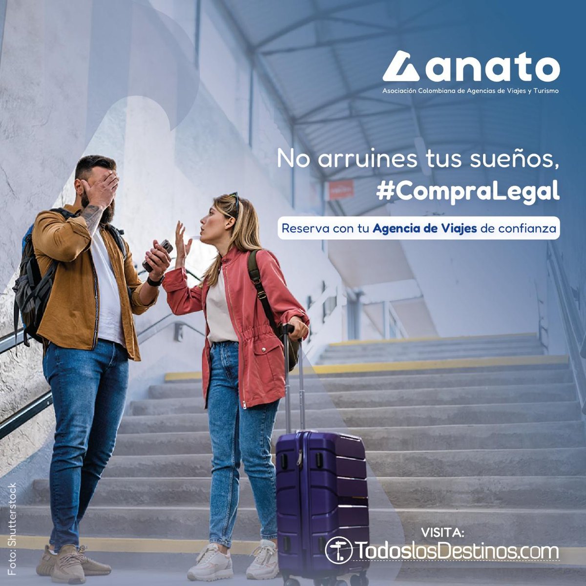 #CompraLegal Asegúrate de revisar las condiciones que vas a adquirir en un servicio turístico. No permitas que se arruinen tus vacaciones. ✈️