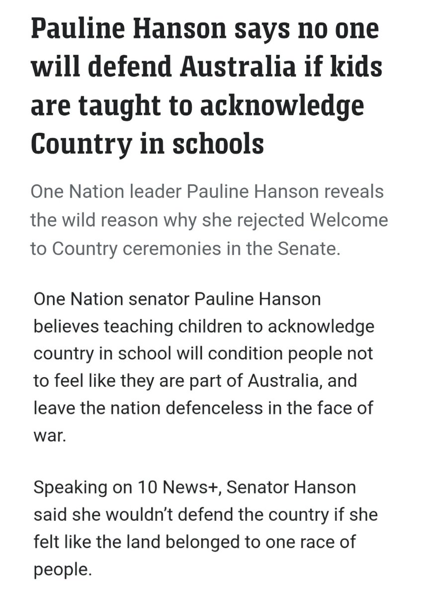 Pauline is the only one brave enough to say what nobody else is thinking.