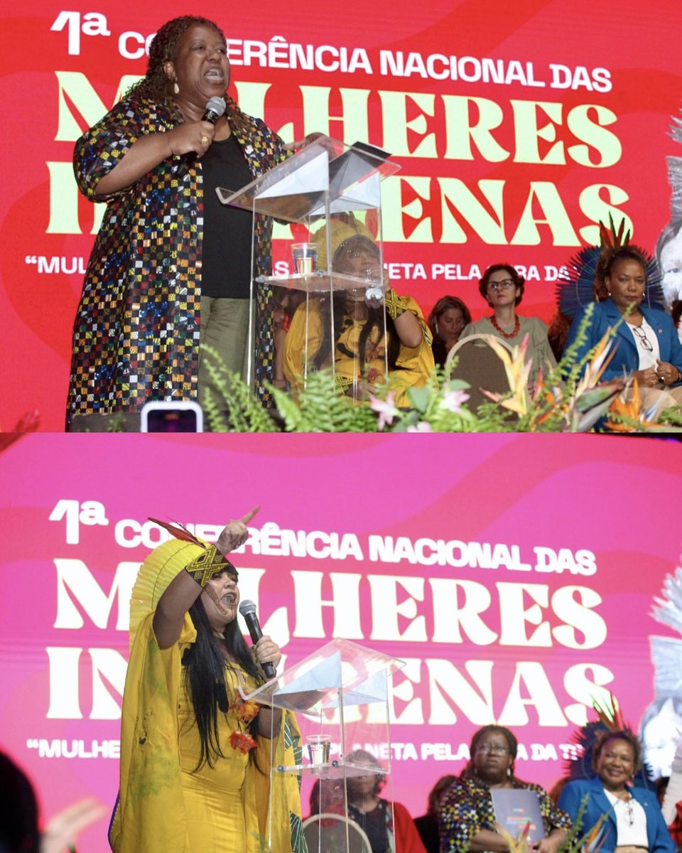 Márcia Lopes (@marciahclopes) on Twitter photo Uma abertura histórica e emocionante: começou ontem, em Brasília, a 1ª Conferência Nacional das Mulheres Indígenas, com a participação de milhares de mulheres dos seis biomas brasileiros.
Construída de forma conjunta pelo <a href="/mpovosindigenas/">Ministério dos Povos Indígenas 🏹</a>, <a href="/mindasmulheres/">Ministério das Mulheres</a> e <a href="/AnmigaOrg/">Anmiga</a>, a Uma abertura histórica e emocionante: começou ontem, em Brasília, a 1ª Conferência Nacional das Mulheres Indígenas, com a participação de milhares de mulheres dos seis biomas brasileiros.
Construída de forma conjunta pelo <a href="/mpovosindigenas/">Ministério dos Povos Indígenas 🏹</a>, <a href="/mindasmulheres/">Ministério das Mulheres</a> e <a href="/AnmigaOrg/">Anmiga</a>, a