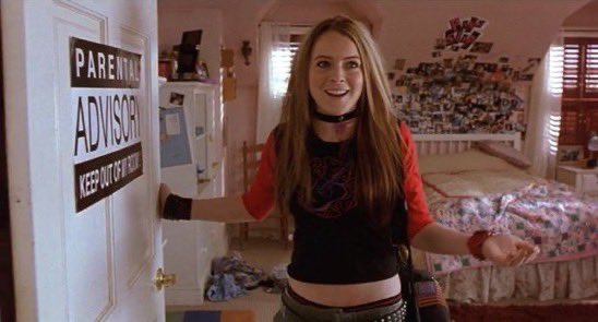 Freaky Friday premiered 22 years ago, as an 8 year old ginger girl, this was history. I could be cool. Spoiler alert: eh on that babes