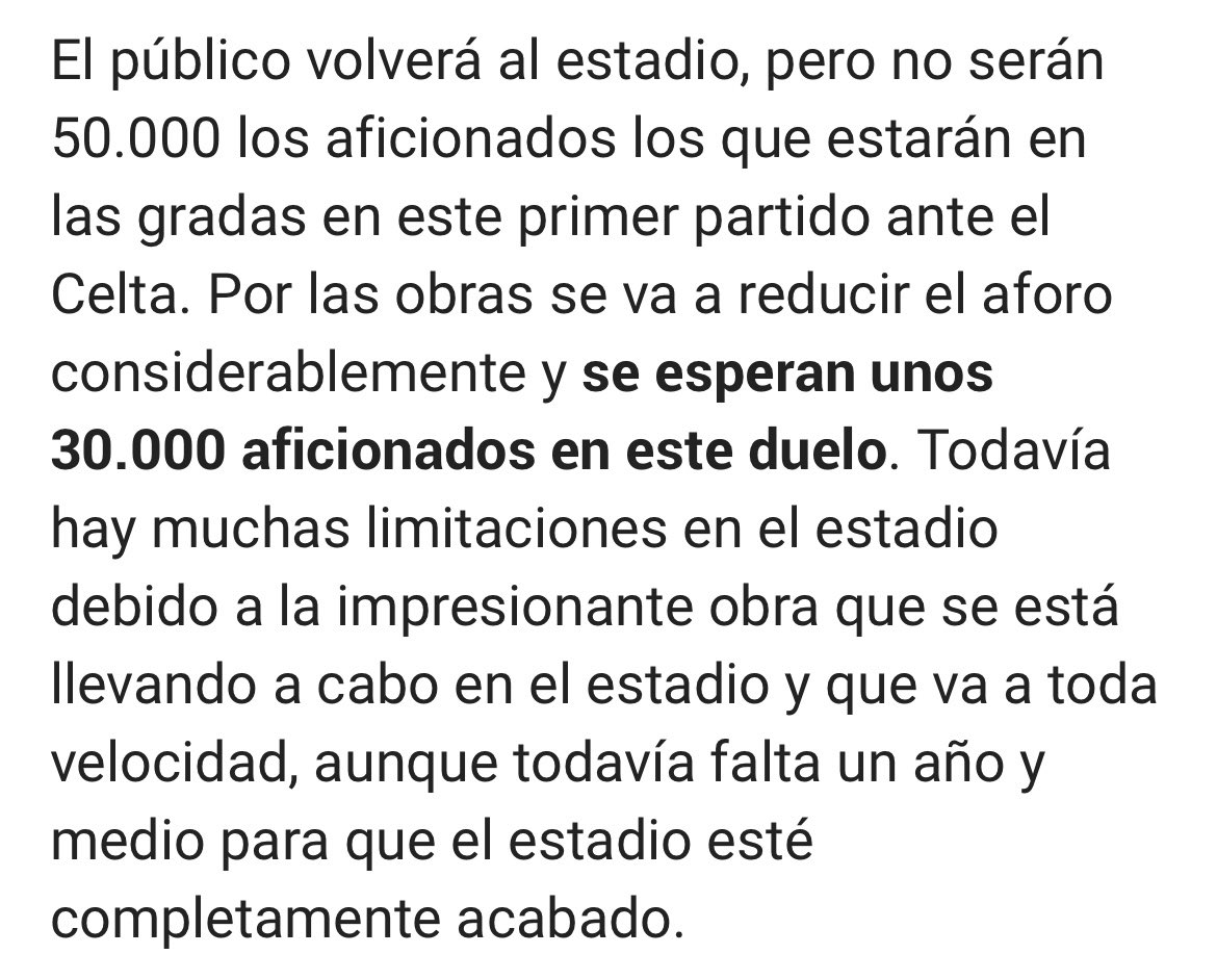 FCB19751's tweet image. -El Bernabéu abre con 30.000 espectadores: “Milagro”, “El Madrid lo ha vuelto a hacer”, “Sobresaliente”.

-El Camp Nou abre con 30.000 espectadores: “Nuevo revés”, “Solo 30.000”. 

El doble rasero del diario de todas las aficiones.