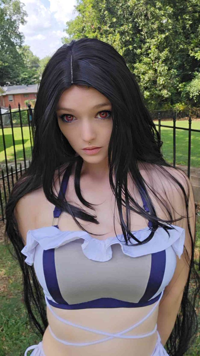 callmecthuwu's tweet photo. Will you please add me to your party? #finalfantasy #cosplay #tifa #summer #bikini #cute https://t.co/Bwz4Qt2ROR