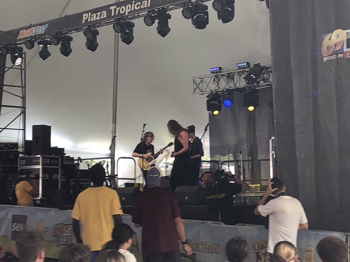 Hanging out at Plaza Tropical <a href="/Musikfest/">Musikfest</a> watching Liberty Jams rock out! #BASDProud #BuildingBethlehem