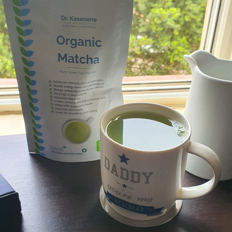 drkasenene's tweet photo. Have you tried the Dr. Kasenene Matcha tea?

A 100% organic 🍃 tea with the finest &amp; most premium ingredients from Japan. It is a powerful antioxidant, boosts memory &amp; energy levels, etc.

A pack can be used for up to 3 months if used daily or longer if used less frequently.