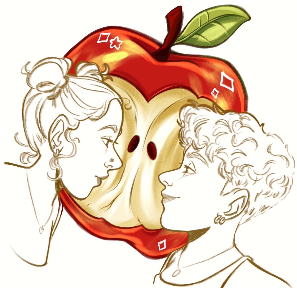 saemiart's tweet photo. apple trend 🍎💘 https://t.co/UcPTNnUpro