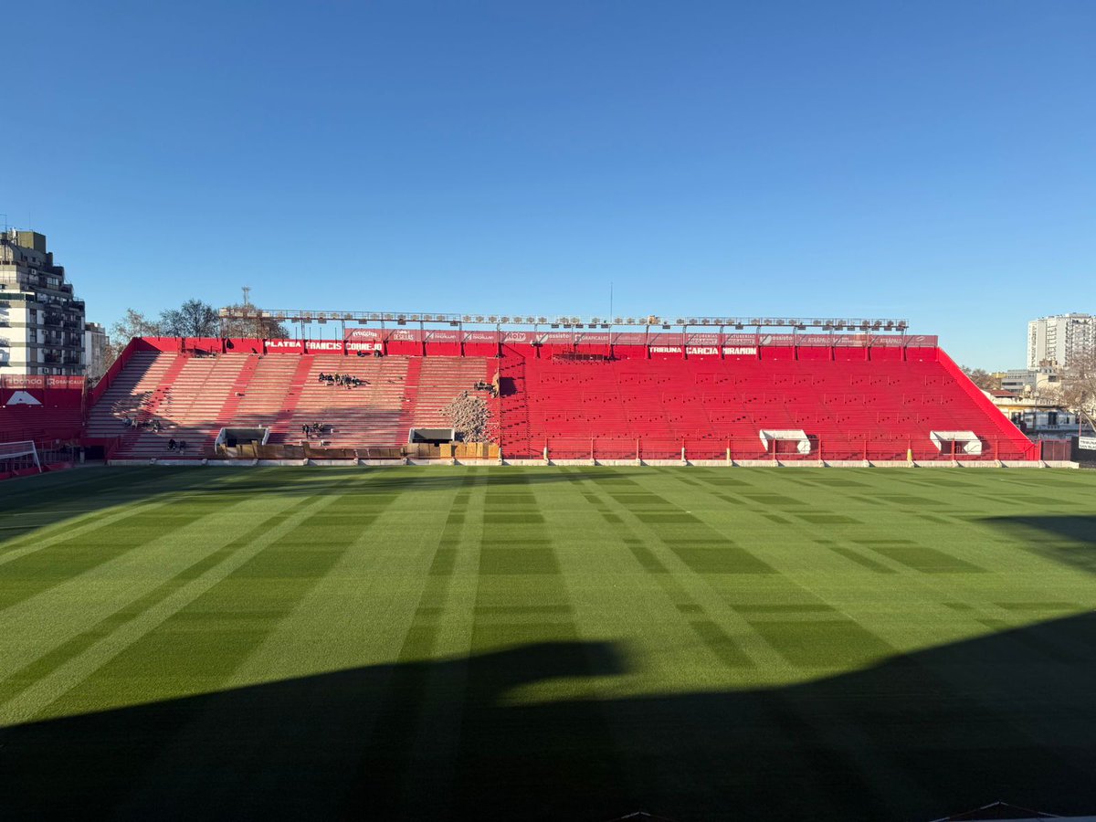 #AAAJ 🏟 A la Platea Boyaca se le retiraron las butacas y, de este modo, se convertirá en una tribuna general para socios y socias. 

🚧 El ingreso para este sector, que se mantendrá sin alambrado, será por las puertas 4 y 5 de Boyacá (desde Juan Agustín García).