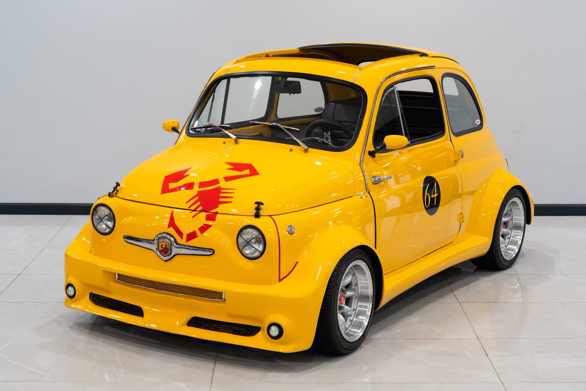 Sold: 795cc-Powered 1964 Fiat 500D for $28,000. bringatrailer.com/listing/1964-f…
