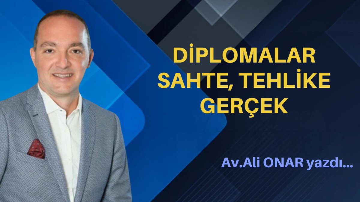 Yeşil Vatan dedik,

Mavi Vatan dedik,

Şimdi de en az bunlar kadar önemli Siber Vatan diyoruz.

Siber Vatan da bu vatan toprakları kadar kutsaldır.

Ve bu vatan, sahte e‑imzayla işgal edilemeyecek kadar büyüktür!

haberege.com.tr/diplomalar-sah…