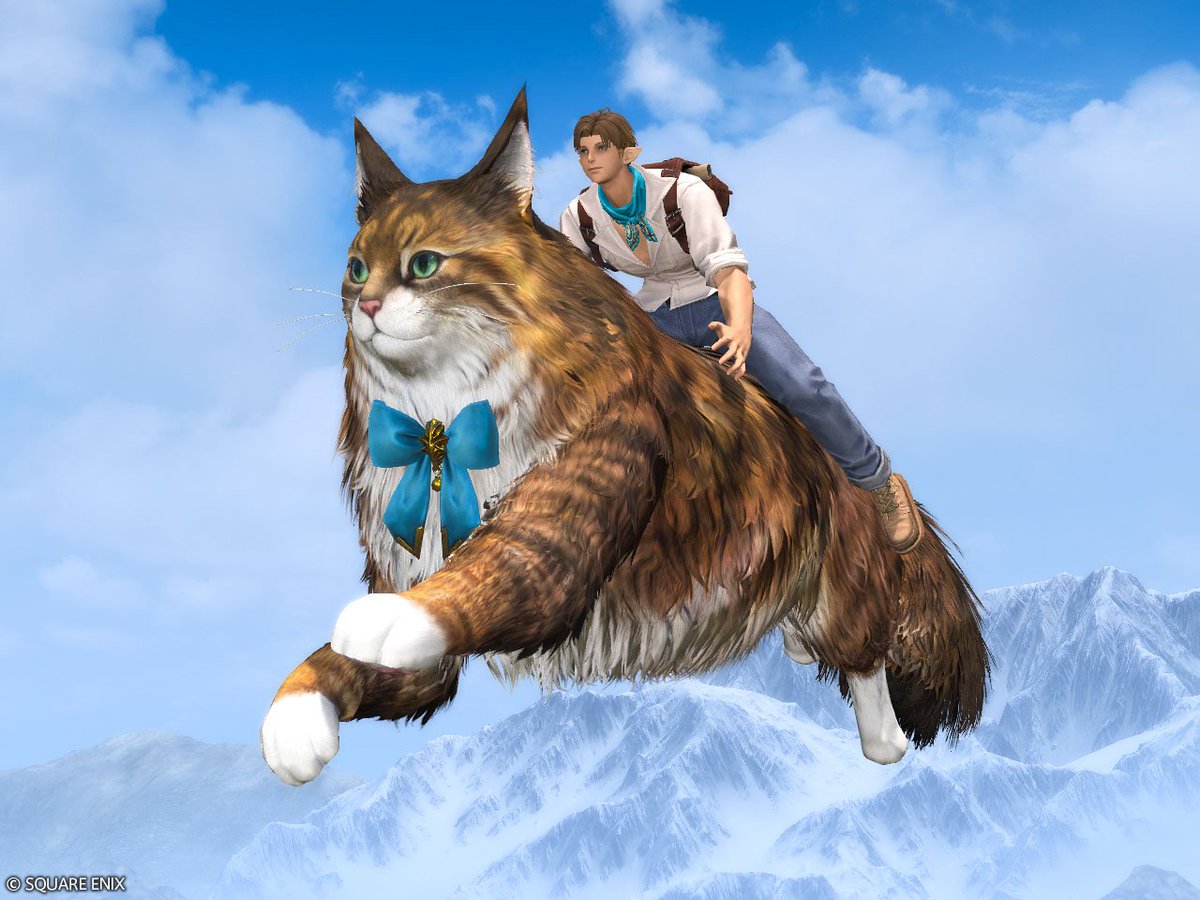 The new FFXIV Mogstation mount is my car Tofu ✨

#FF14 #FFXIV