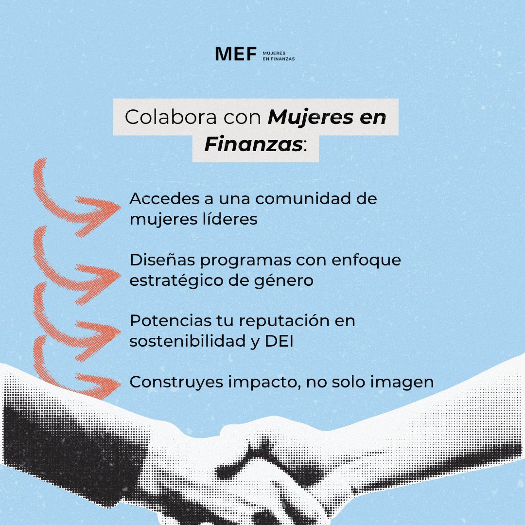 Muchas empresas ya hablan de inclusión, pero pocas construyen alianzas. En Mujeres en Finanzas te ayudamos a conectar con talento y visión para avanzar en diversidad.
📩 Escríbenos: operaciones@mujeresenfinanzas.mx

#LiderazgoFemenino #MujeresEnFinanzas #EquidadDeGénero #MEF