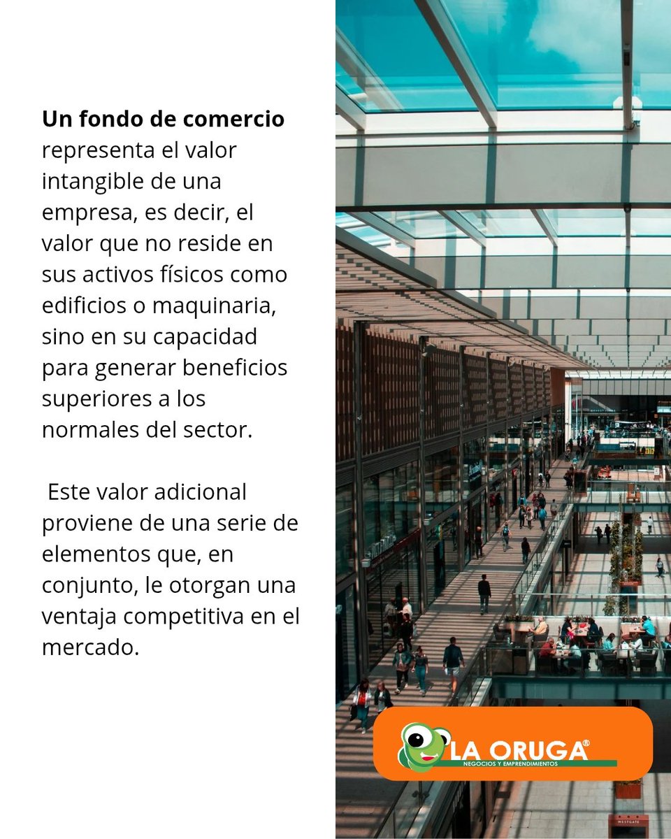 laorugave's tweet photo. ¿Alguna vez te has preguntado por qué una empresa con las mismas ventas que otra puede valer más?La respuesta está en el fondo de comercio. Es la magia detrás del éxito: la confianza que has construido con tus clientes y el reconocimiento que tienes https://t.co/II9jv6y1ED