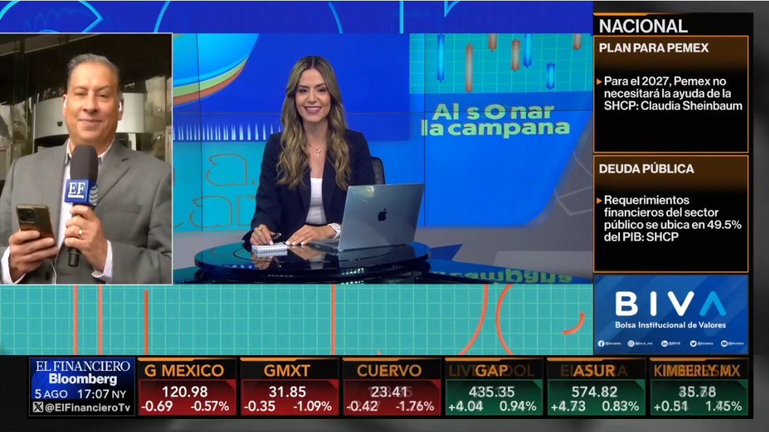 Ya pongan <a href="/ElFinancieroTv/">El Financiero TV</a>, ya comenzó #AlSonarLaCampana