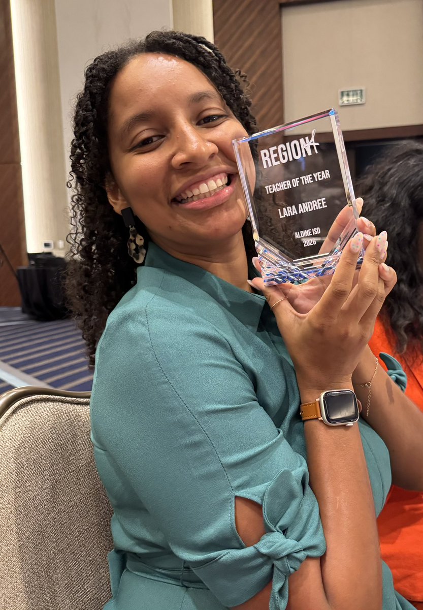 Lara Andree, M. Ed. (@elawithmsandree) on Twitter photo What an incredible honor it was today to represent <a href="/AldineISD/">Aldine ISD</a>
as the District Elementary Teacher of the Year at <a href="/Region4ESC/">Region 4 ESC</a>
Going into year five of my dream job 💙💙
<a href="/drgoffney/">Dr. LaTonya M. Goffney</a> <a href="/MonicaStogsdill/">Monica Stogsdill</a> What an incredible honor it was today to represent <a href="/AldineISD/">Aldine ISD</a>
as the District Elementary Teacher of the Year at <a href="/Region4ESC/">Region 4 ESC</a>
Going into year five of my dream job 💙💙
<a href="/drgoffney/">Dr. LaTonya M. Goffney</a> <a href="/MonicaStogsdill/">Monica Stogsdill</a>