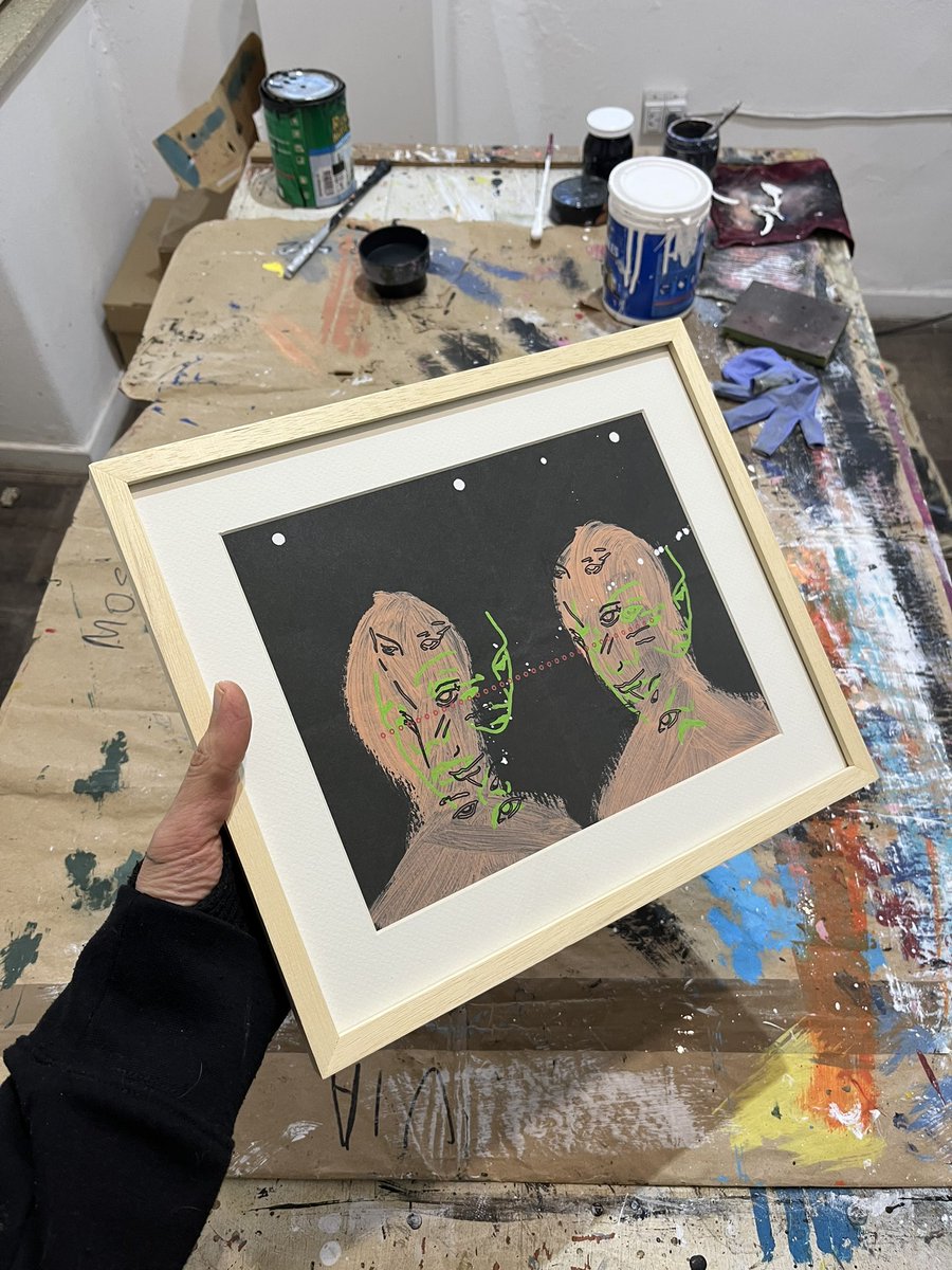 Freshly framed
Thanks for your support <a href="/cosmeandaluz/">Cosme Andaluz</a> 

If you are interested in any of my pieces, send me a dm! Worldwide shipping! 🌎