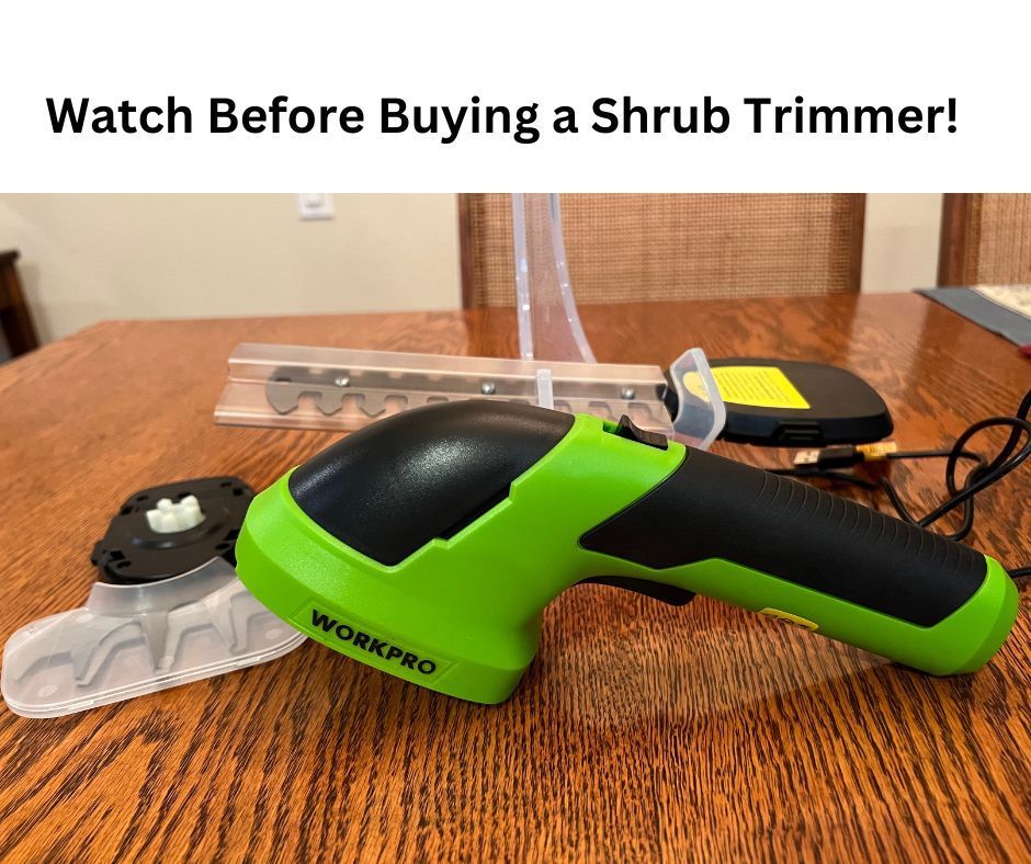 DeborahDian's tweet image. I hate to trim shrubs by hand and love having this lightweight cordless trimmer. Watch my Video Review of the WorkPro Cordless Shrub and Grass Trimmer and see how easy it is to use!

Video and Amazon Link: amazon.com/live/video/066… 

#yardwork #shrubtrimming  #gardenlife