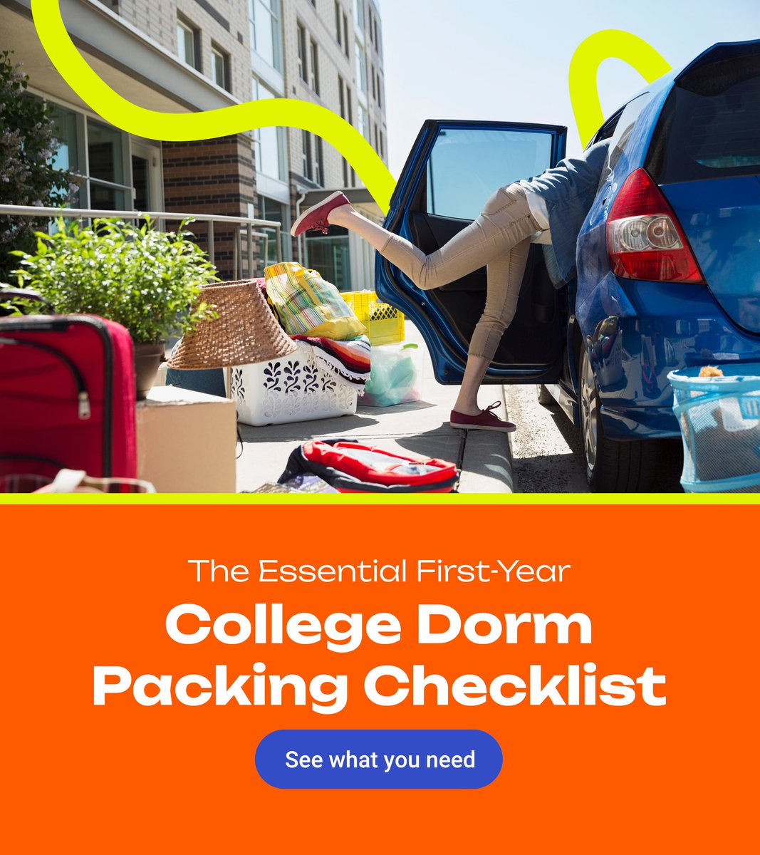 Move-in day is sneaking up fast! Help your high school grad prepare with our dorm essentials checklist.  🛏️📋 spr.ly/6019fg8Yz 

#dormroom #dormlife #dorm