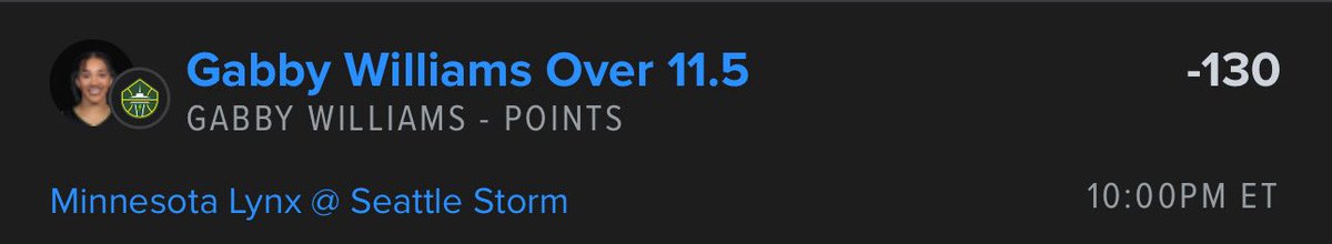 Ballislife Bets (@ballislifebets) on Twitter photo ⭐️ WNBA POD ⭐️
📊: Collab w/ <a href="/AllStarBetss/">All-Star Bets</a>
📈: Gabby Williams OVER 11.5 Points
Let All- Star Bets tell you why this is our favorite play today! 👇
- We are trusting the elite volume for Williams tonight as well as attacking a Lynx team that is missing their best player in ⭐️ WNBA POD ⭐️
📊: Collab w/ <a href="/AllStarBetss/">All-Star Bets</a>
📈: Gabby Williams OVER 11.5 Points
Let All- Star Bets tell you why this is our favorite play today! 👇
- We are trusting the elite volume for Williams tonight as well as attacking a Lynx team that is missing their best player in