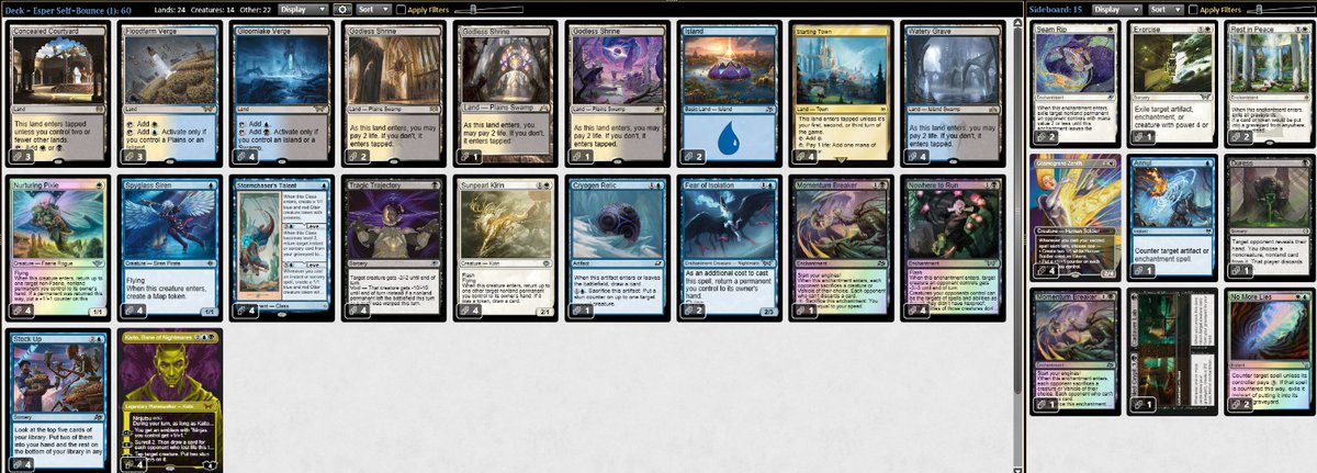 Vinicius Raymundi (@vini_spock) on Twitter photo Today I went 5-0 with Esper Bounce, I really didn't know what I was doing but I loved the deck, now I'm going to try to focus a little more on the format and learn more about the deck, list of master <a href="/KaramVinicius/">Vinícius Karam</a>
<a href="/fireshoes/">Robert Taylor🔥</a> Today I went 5-0 with Esper Bounce, I really didn't know what I was doing but I loved the deck, now I'm going to try to focus a little more on the format and learn more about the deck, list of master <a href="/KaramVinicius/">Vinícius Karam</a>
<a href="/fireshoes/">Robert Taylor🔥</a>