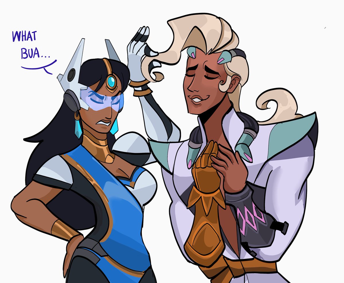 #Overwatch2 #lifeweaver #symmetra #Overwatchfanart