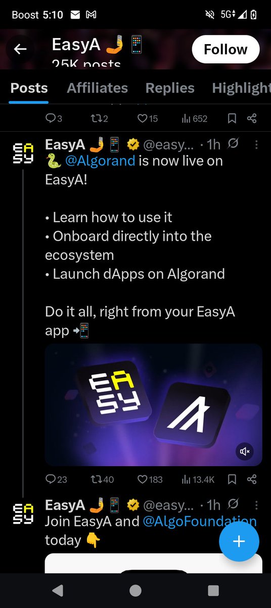 I got 5 on it (@daguyoverthere) on Twitter photo Y'all be careful who you listen to. Easy A just partnered with Algorand, last couple weeks Algo also integrated with Zebec $zbcn. Easy A founder <a href="/dom_kwok/">Dom | EasyA</a> called fud on Zebec, implying it was a scam. Why would his company do business with a company that's hooking up Y'all be careful who you listen to. Easy A just partnered with Algorand, last couple weeks Algo also integrated with Zebec $zbcn. Easy A founder <a href="/dom_kwok/">Dom | EasyA</a> called fud on Zebec, implying it was a scam. Why would his company do business with a company that's hooking up